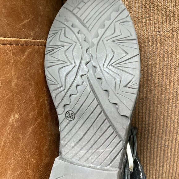 A.S.98 New Leather Boots, metallic black, in size 38 - Picture 10 of 10